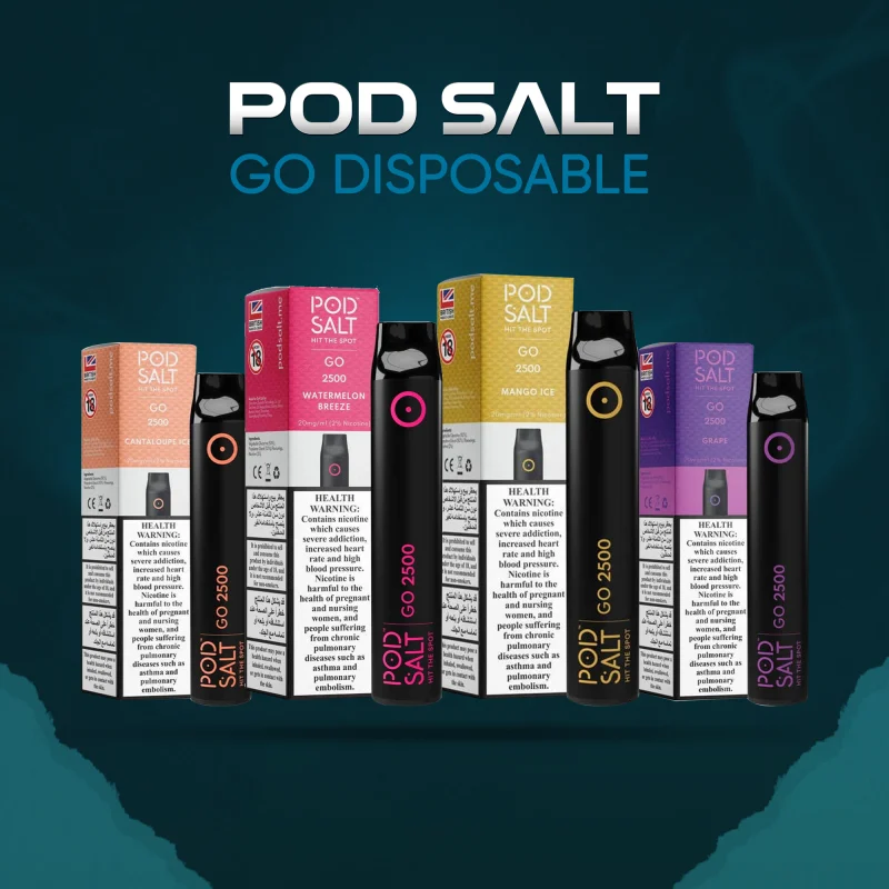 Pod Salt Go Disposable 2500 Puffs All Flavors
