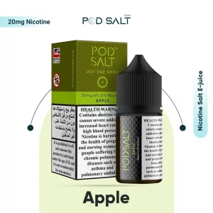 PodSalt SaltNic British Made Apple