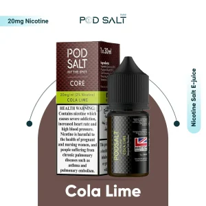 PodSalt Saltnic British Made Cola Lime