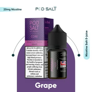 Pod Saltnic British Made Grape Flavor