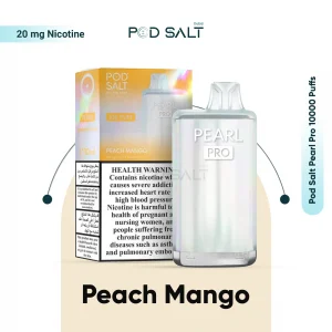 Pod Salt Pearl Pro 10000 Puffs Peach Mango Flavor