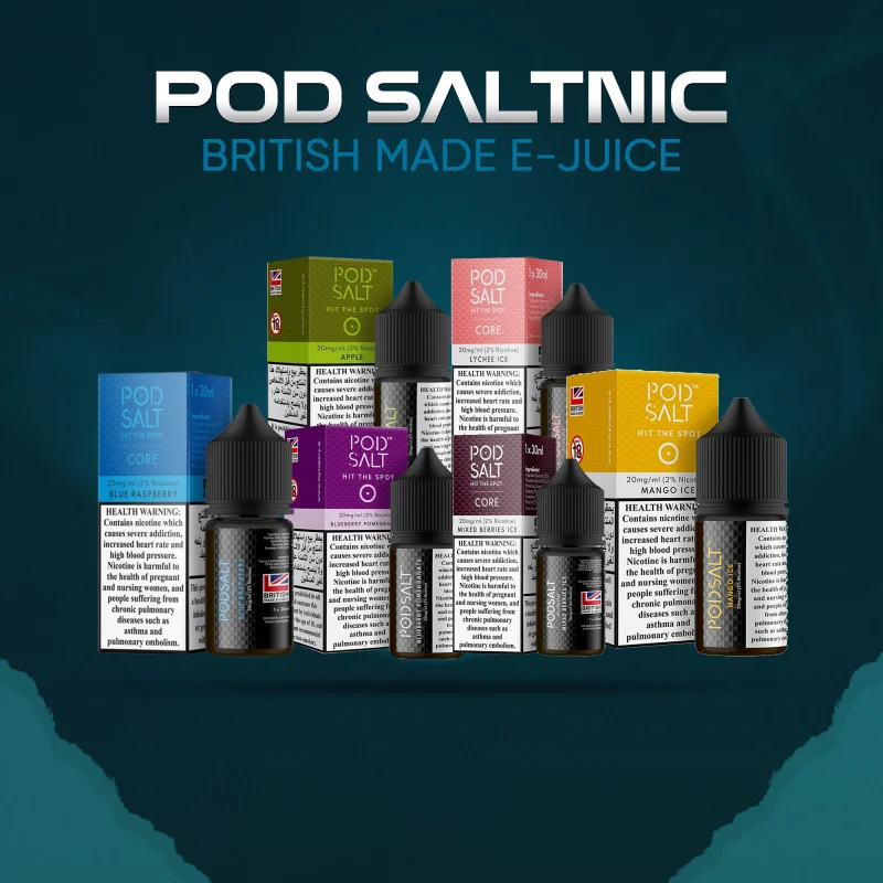 Pod Saltnic British Made E-juice in Dubai