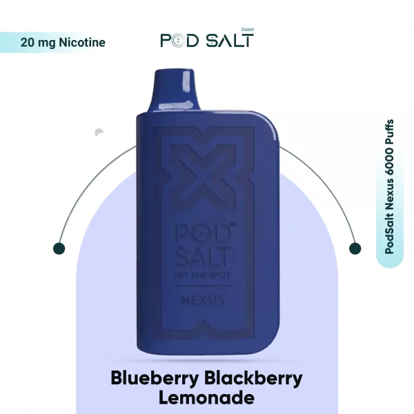 PodSalt Nexus 6000 Puffs Blueberry Blackberry Lemonade