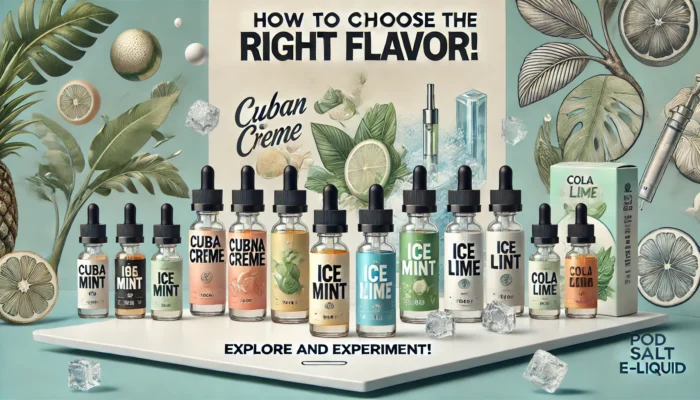 Top 10 Pod Salt E-Liquid Flavors