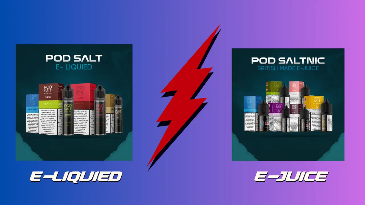 Pod Salt E Liquid and SaltNic British Made E Juice in Dubai