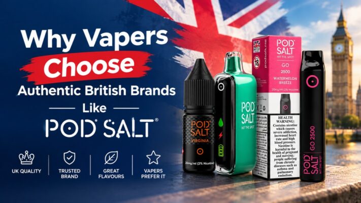 Authentic Pod Salt British vape products UAE