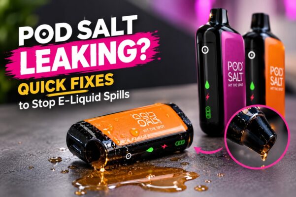 Pod Salt vape pod with e-liquid leaking